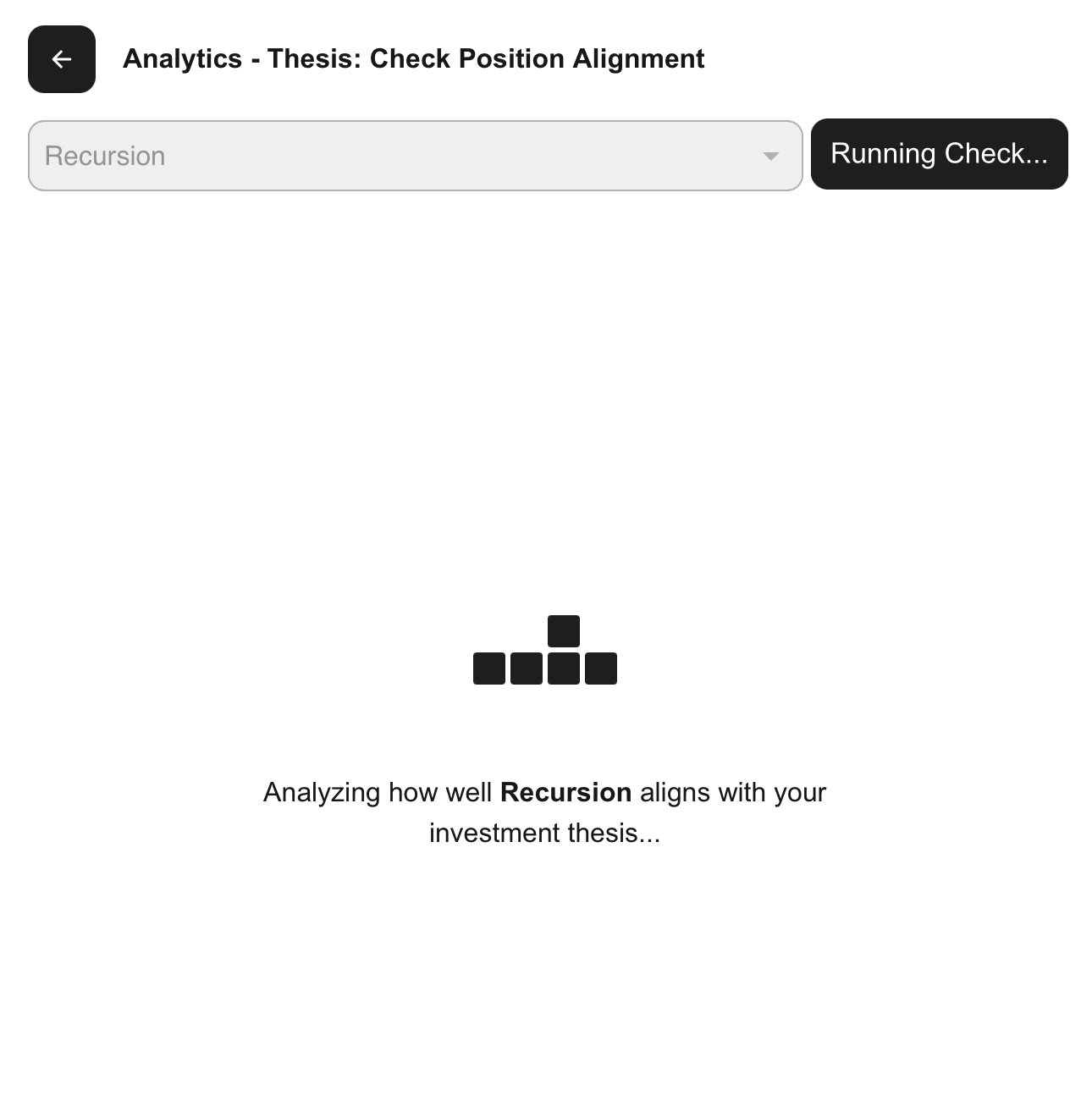 Position info panel with founder profiles and chart in Origin Capital